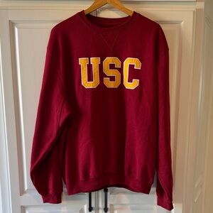 Official USC Trojan Fleece Crew Neck Sweater XL